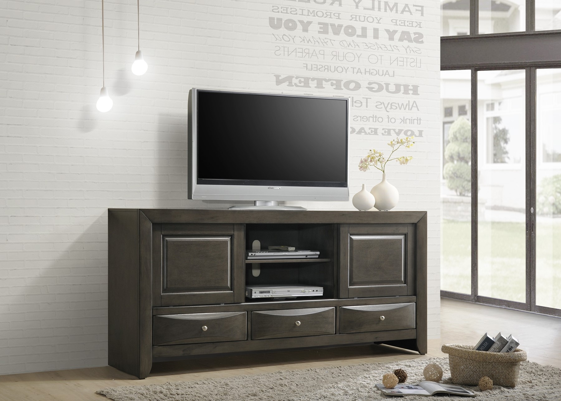 (image for) 4270 Emily TV Stand 68" Grey