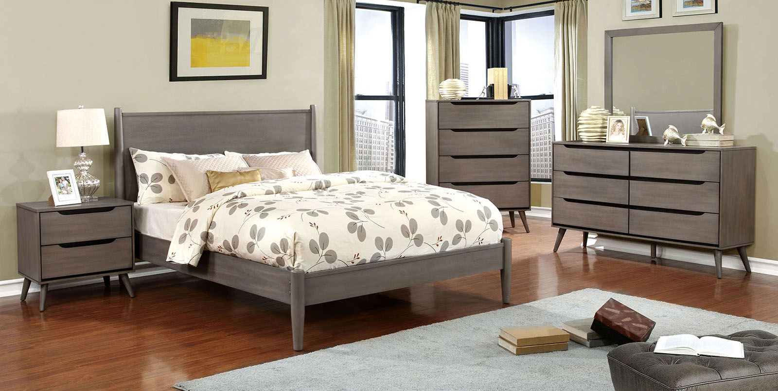 (image for) Lennart Grey Qn. 4Pc 