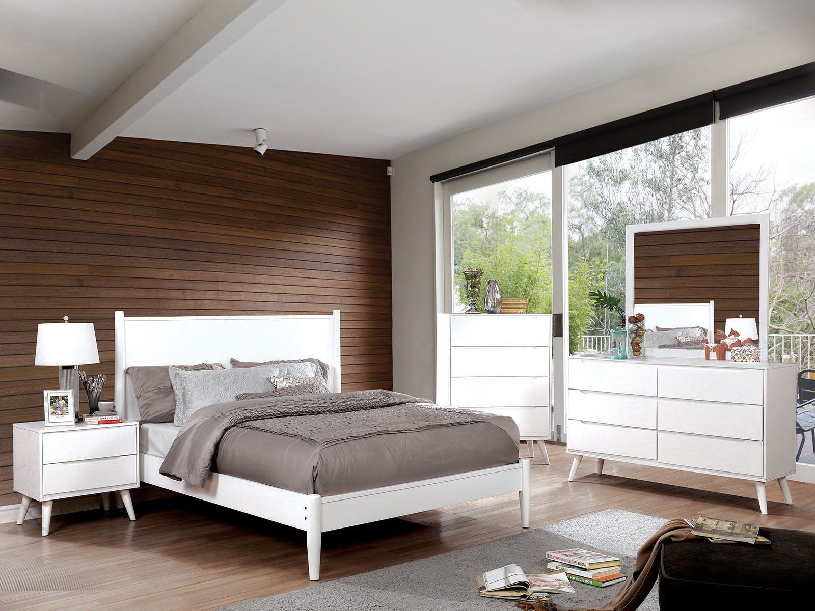 (image for) Lennart Ii White Qn. 4Pc 