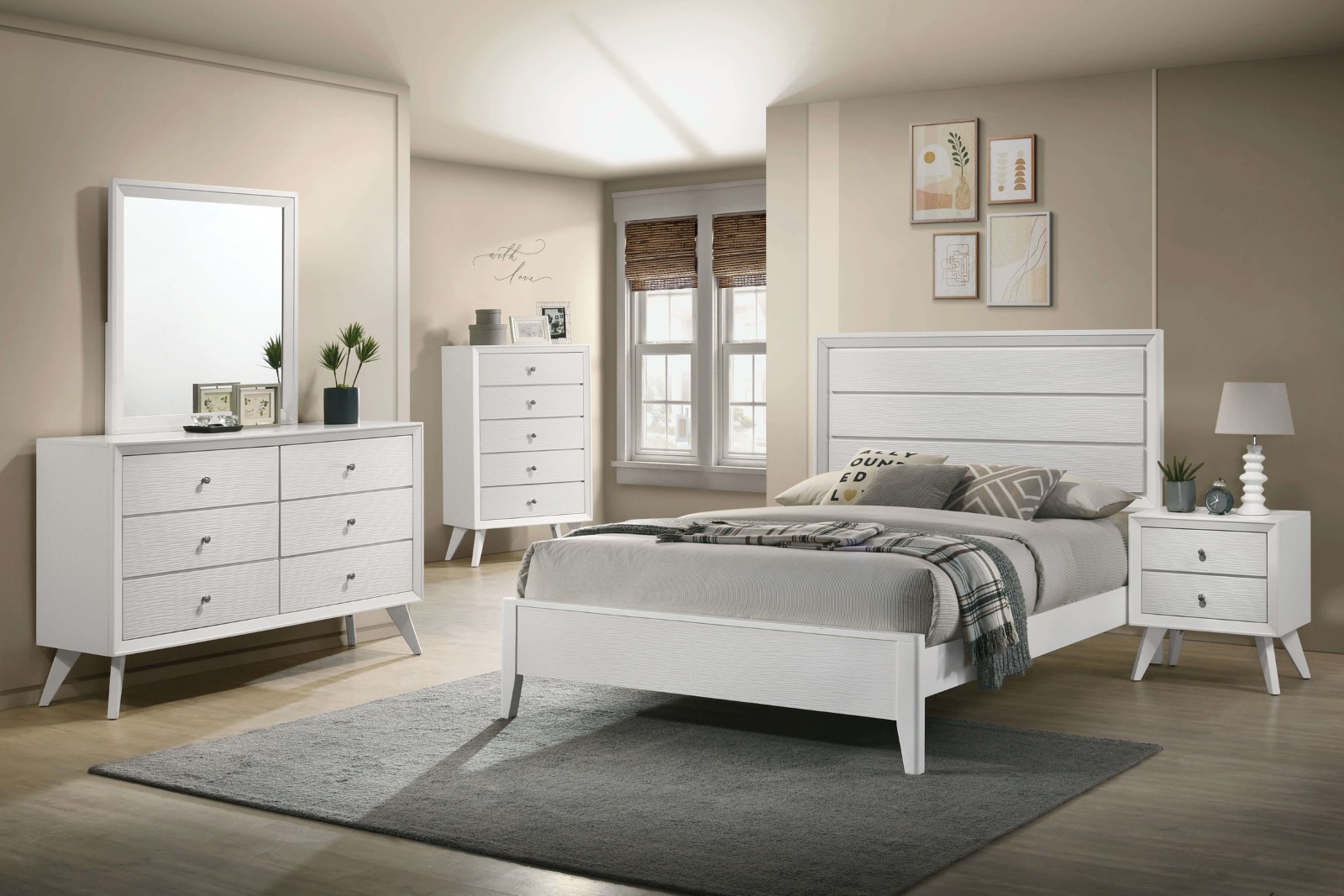 (image for) Dortmund White Qn. 4Pc 