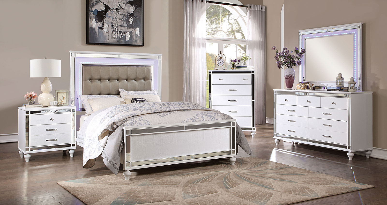 (image for) Brachium White Qn. 4Pc 