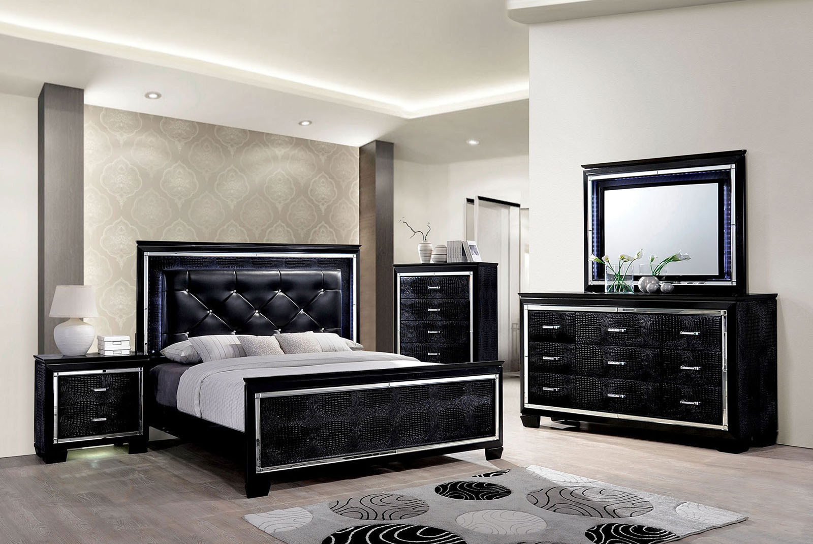 (image for) Bellanova Black Qn. 4Pc 
