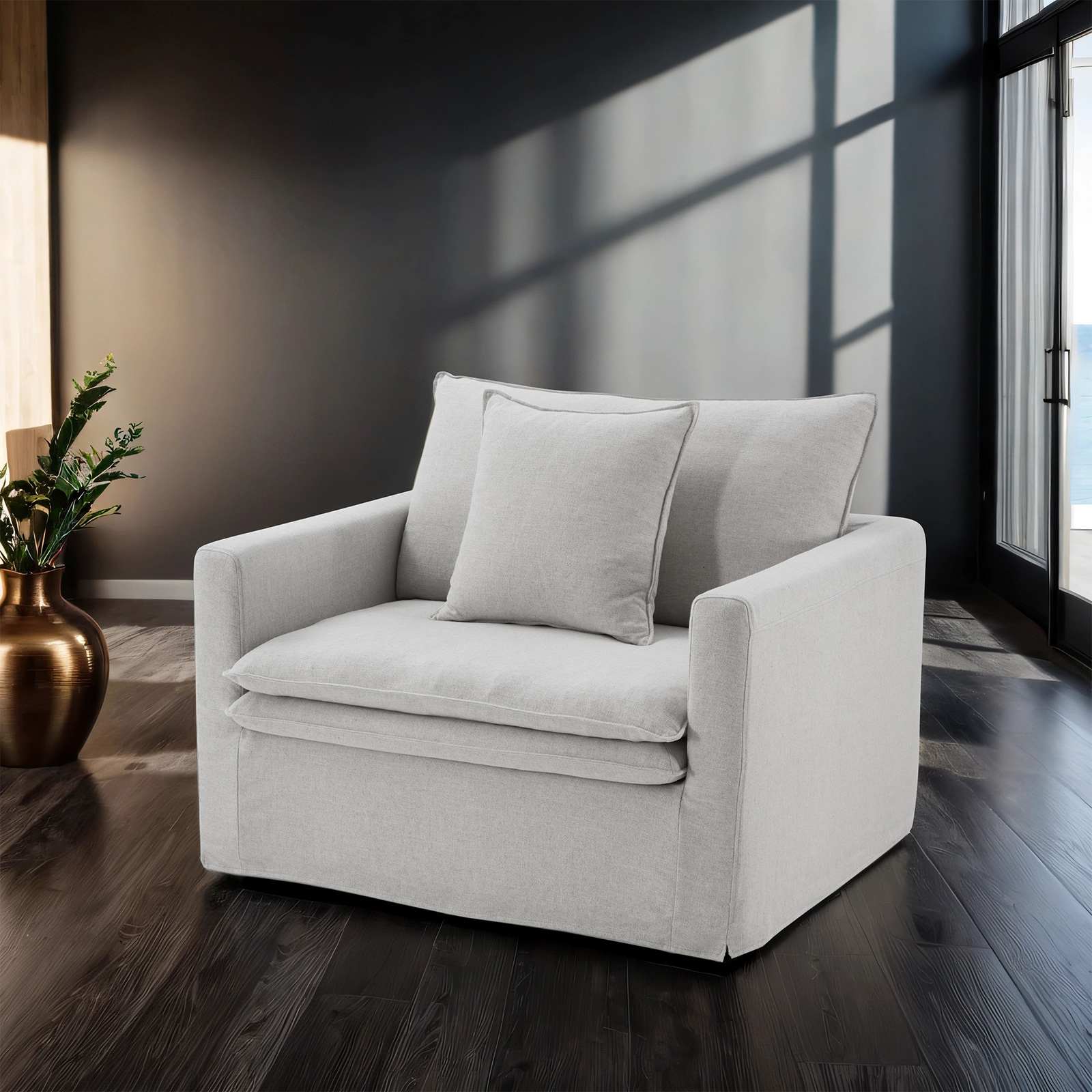 (image for) Crayford Light Gray Chair