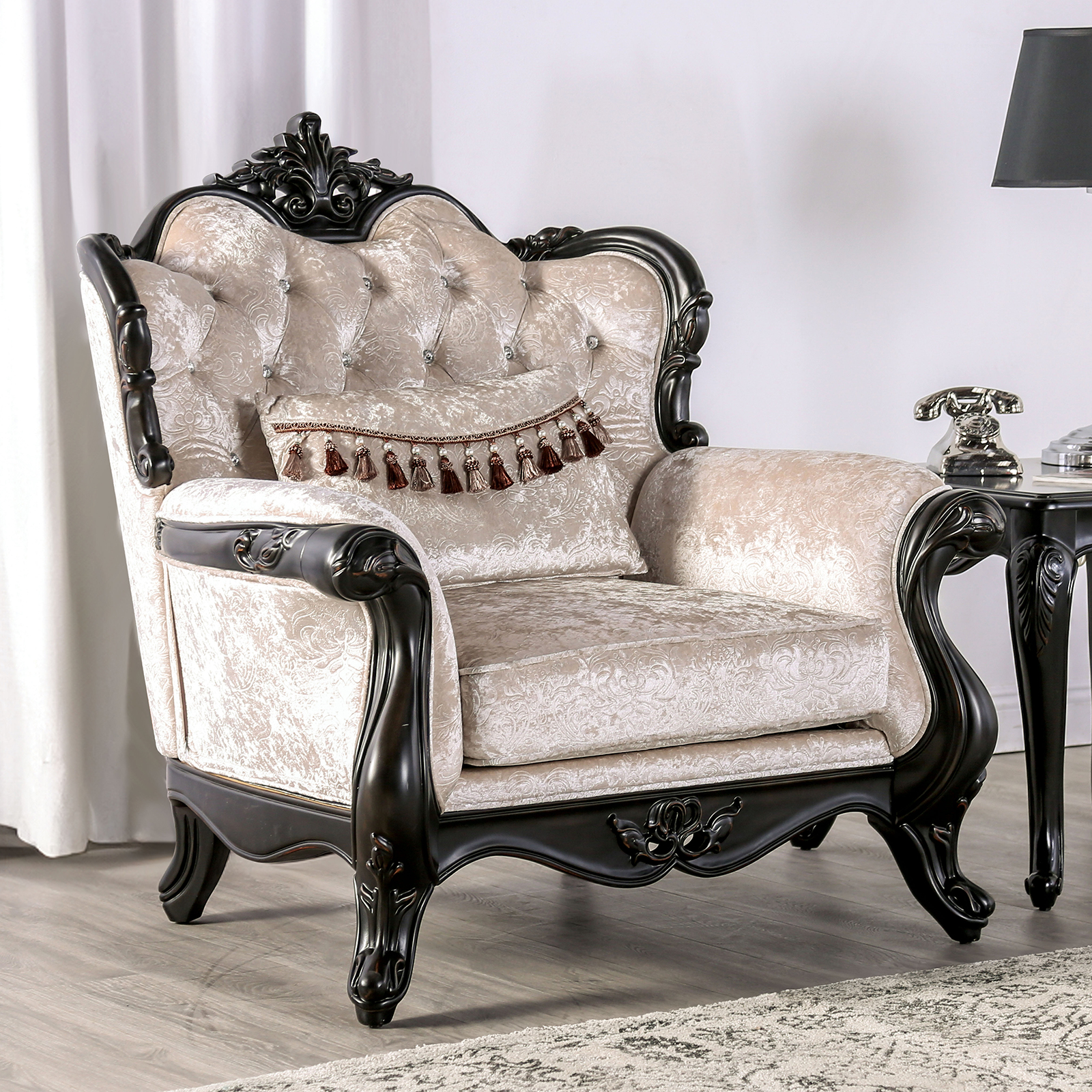 (image for) Acapulco Black/Off-White Chair