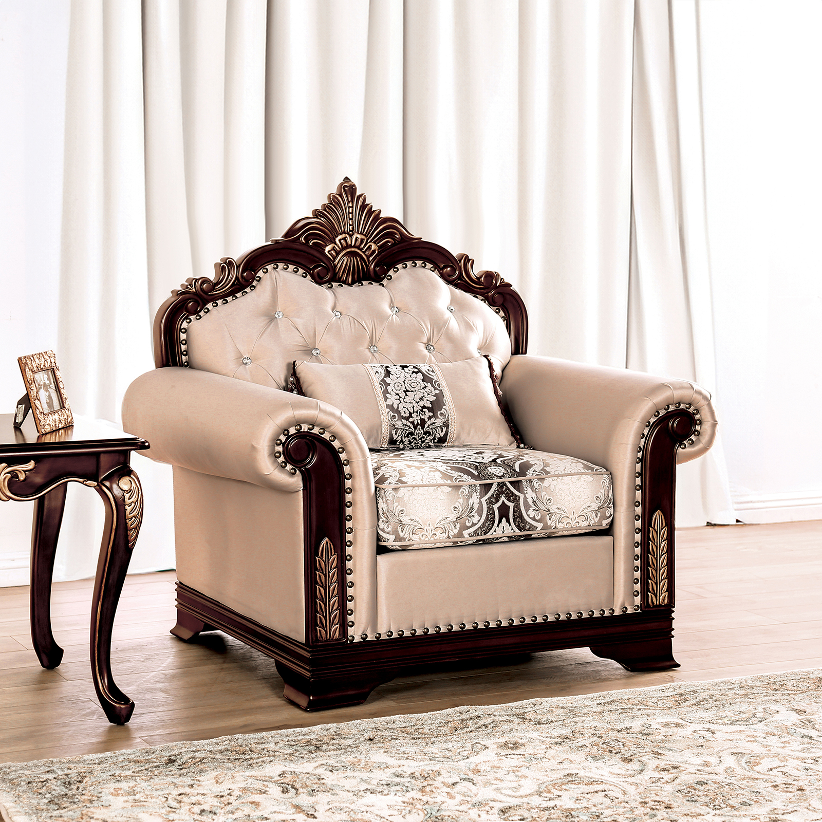 (image for) Yucatan Dark Cherry/Beige Chair