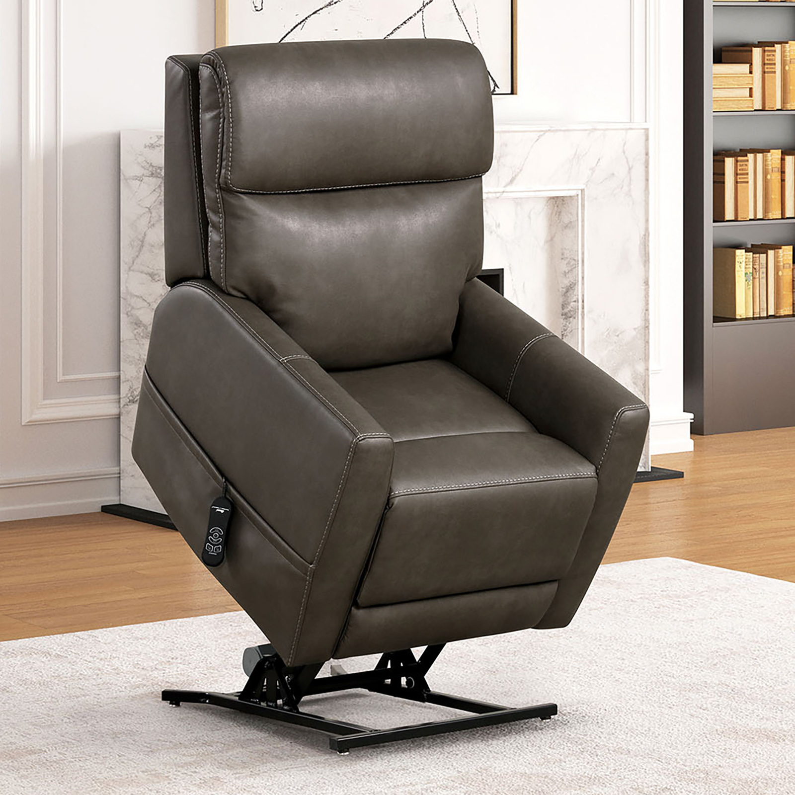 Barnabas Gray Lift Chair (image for) Barnabas Gray Lift Chair