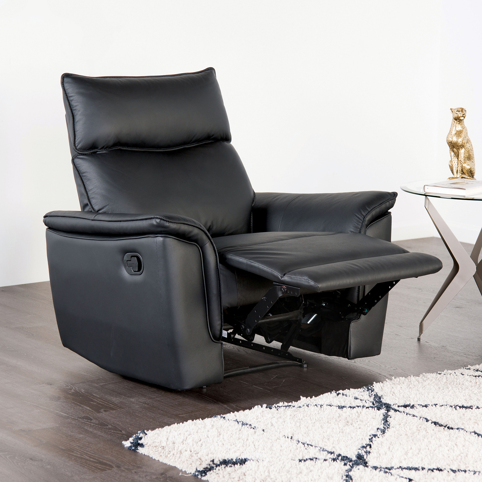 (image for) Bienne Black Recliner