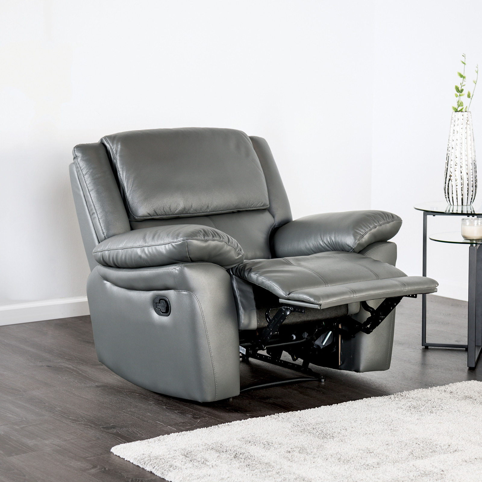 (image for) Glarus Dark Gray Recliner Chair