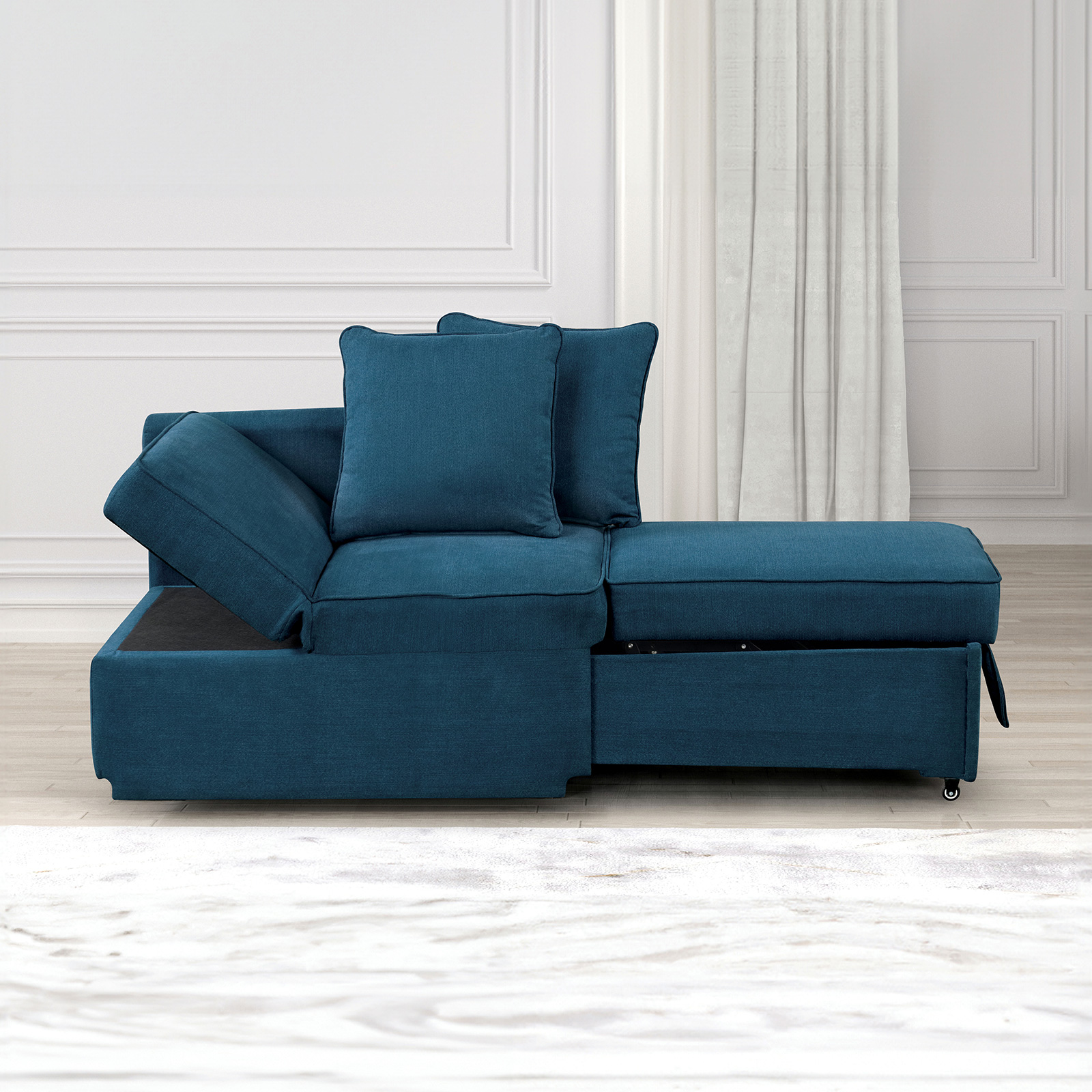 (image for) Woburn Blue Convertible Chair