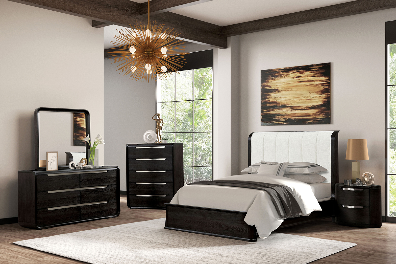 (image for) Osterley Black Qn. 5Pc W/C