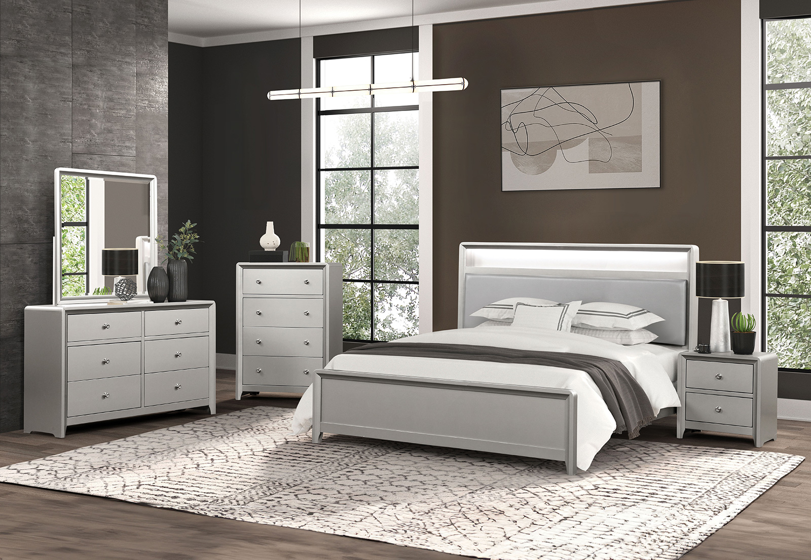 (image for) Bryne Champagne Qn. 4Pc 