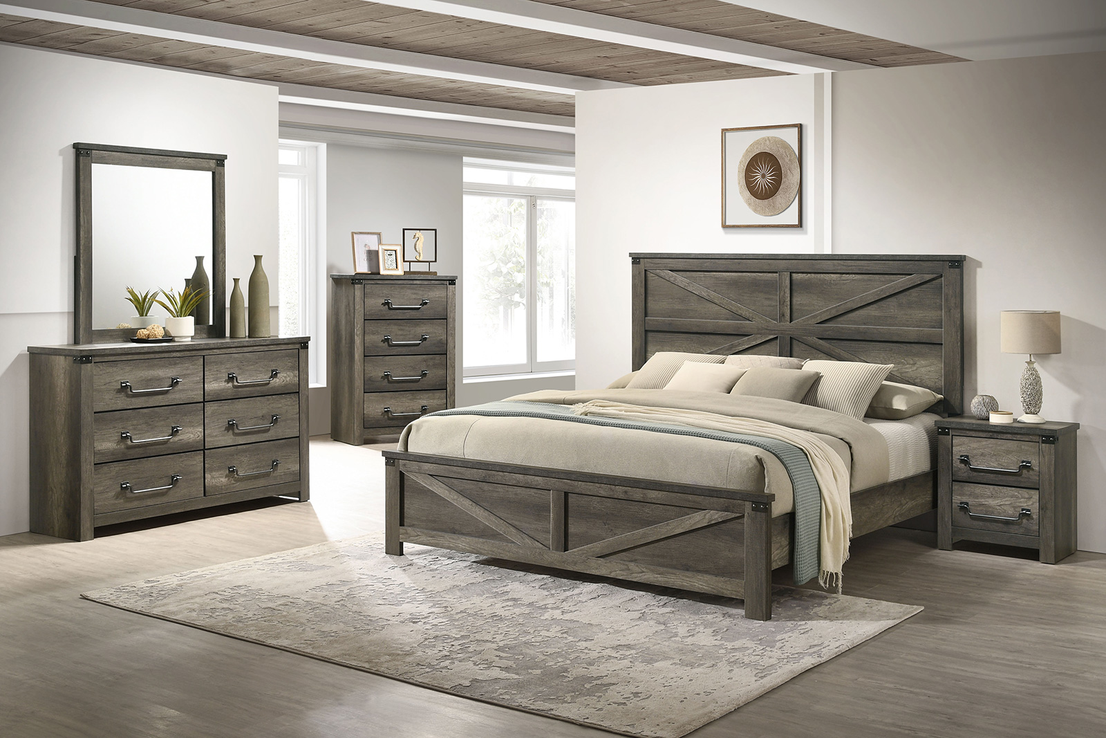 (image for) Britonale Grey Qn. 4Pc 