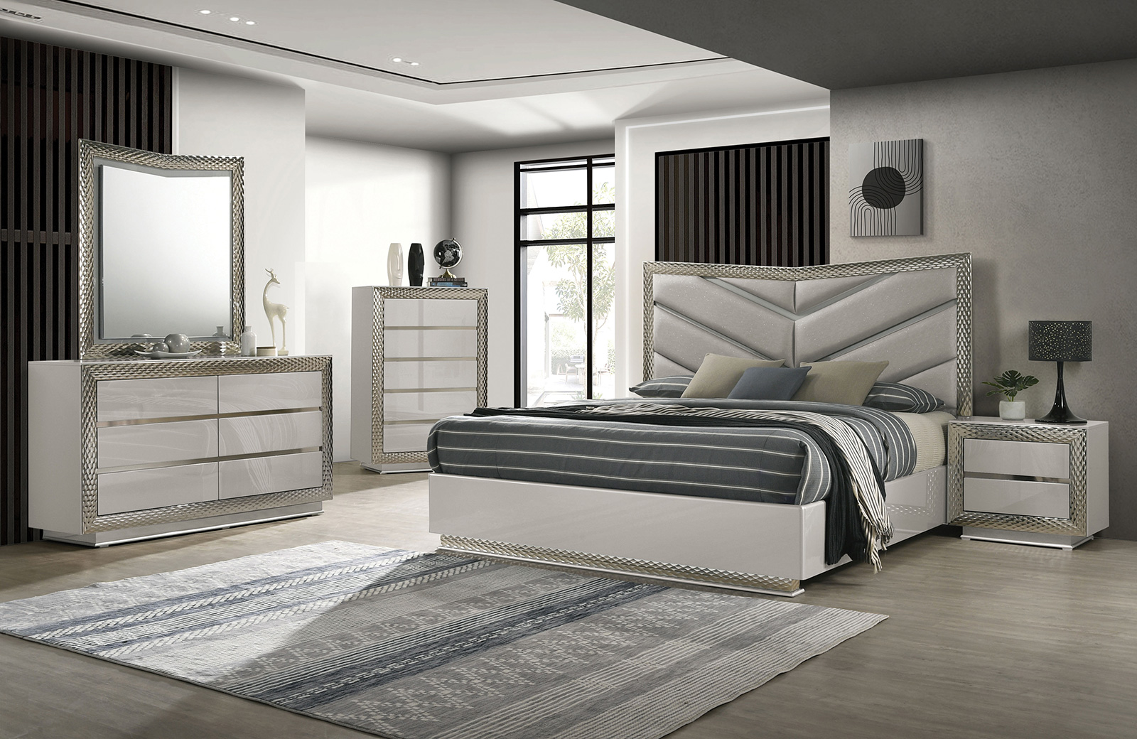 (image for) Ventnor Grey Qn. 4Pc 