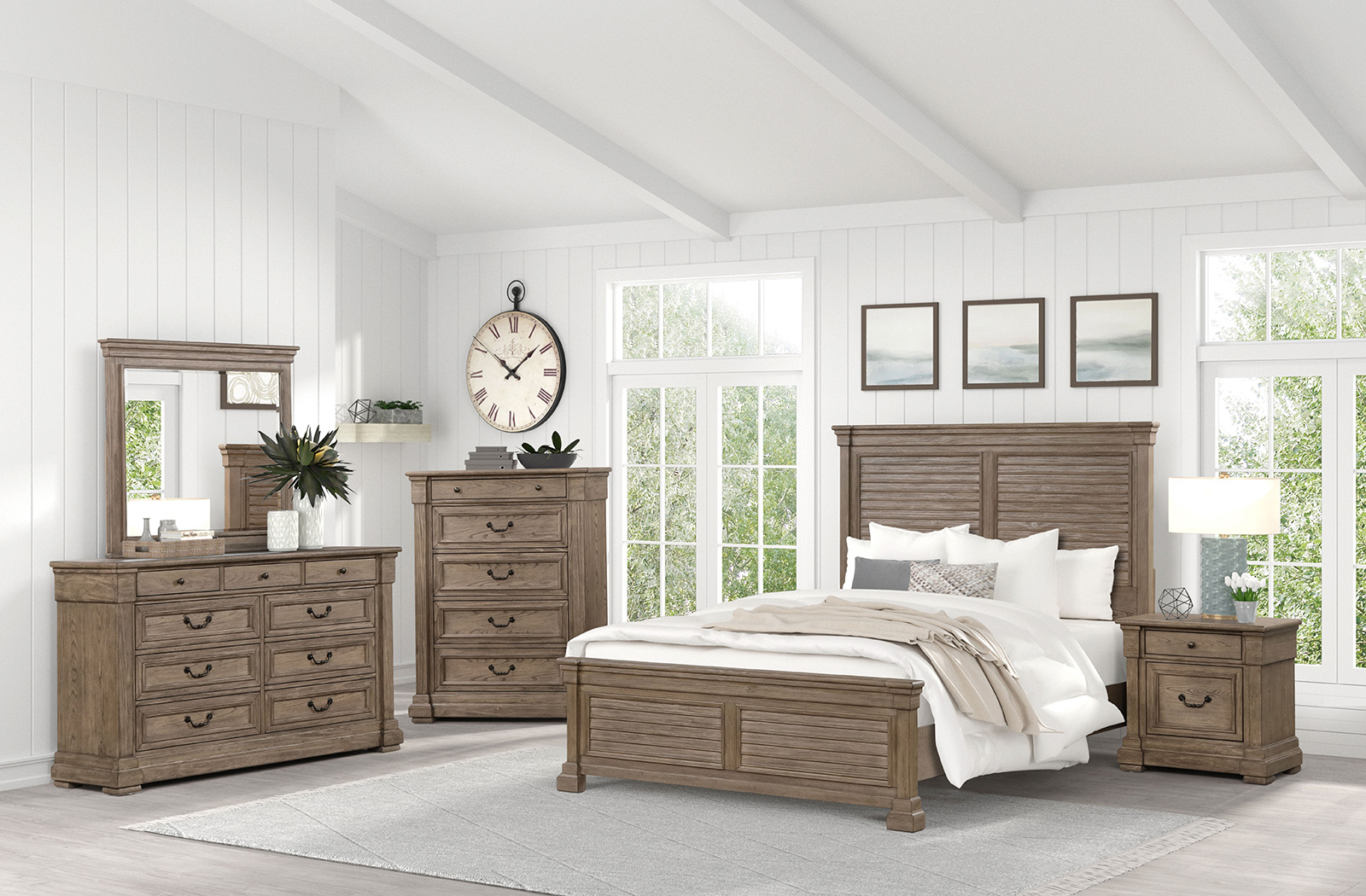 (image for) Sheringham Brown Qn. 4Pc 