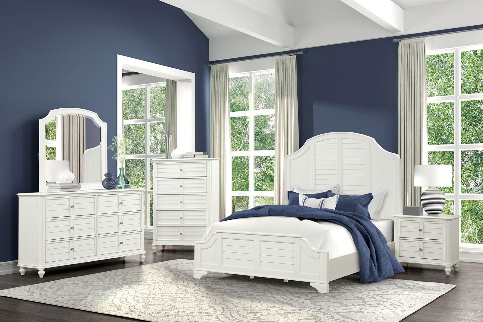 (image for) Whitehaven White Qn. 4Pc 