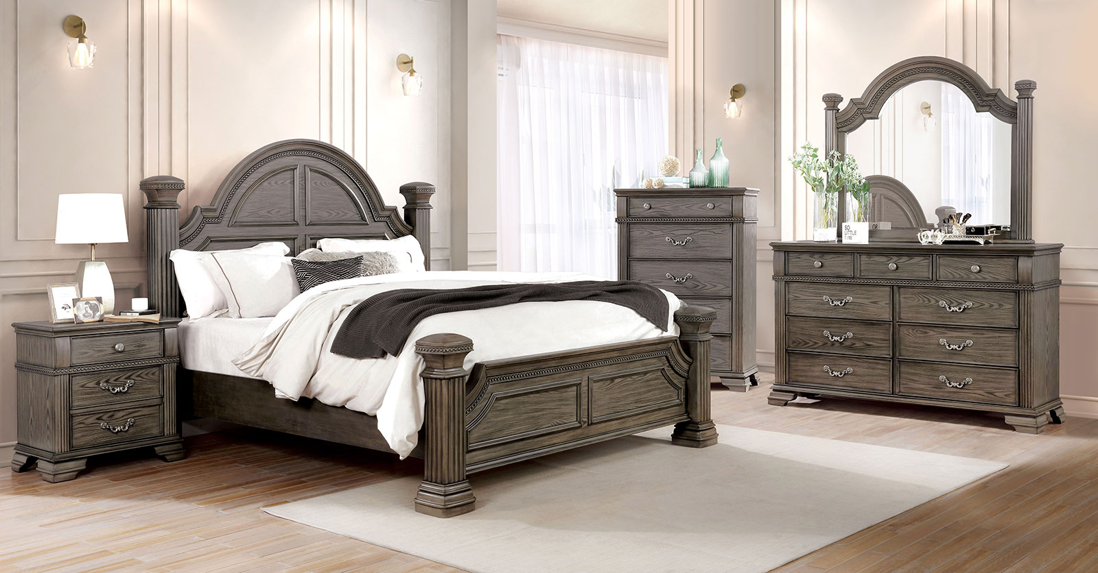 (image for) Pamphilos Grey Qn. 4Pc 