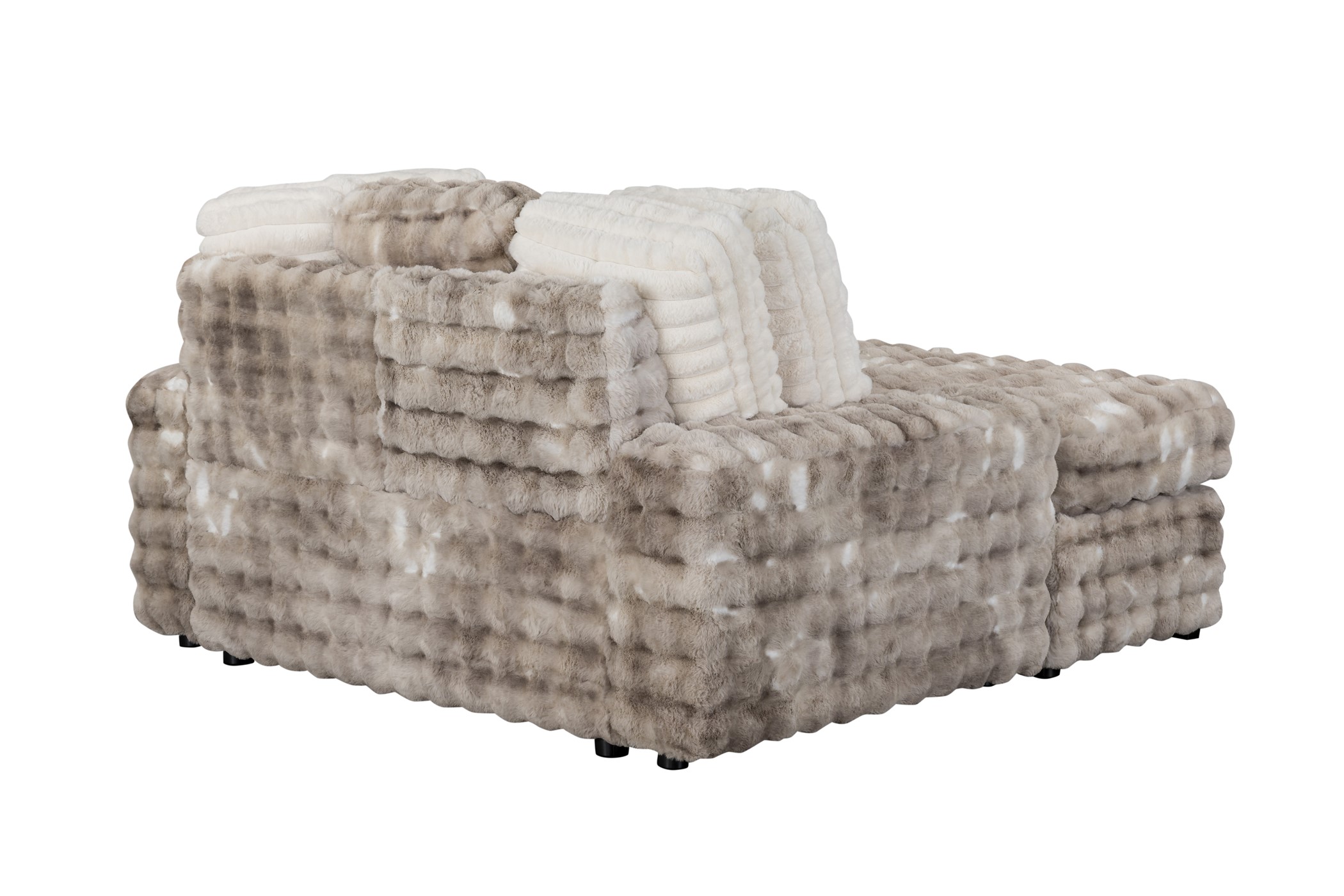 (image for) U8292 Marble Grey Chaise Lounge