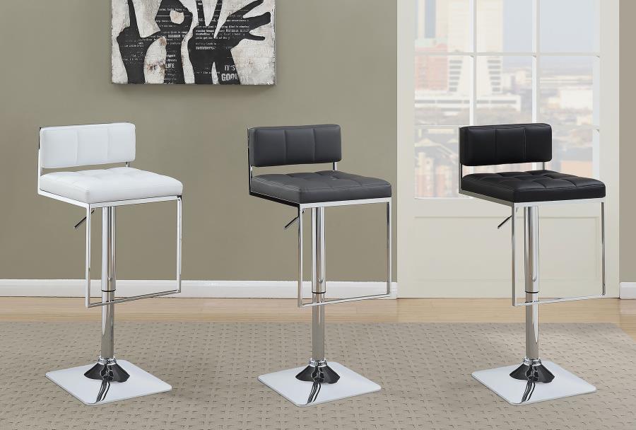 Modal Additional Images for Alameda Adjustable Bar Stool Chrome and Grey