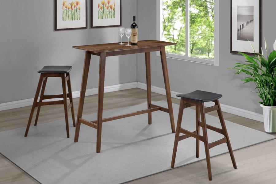 Modal Additional Images for Finnick Rectangular 47-inch Pub Height Bar Table Walnut