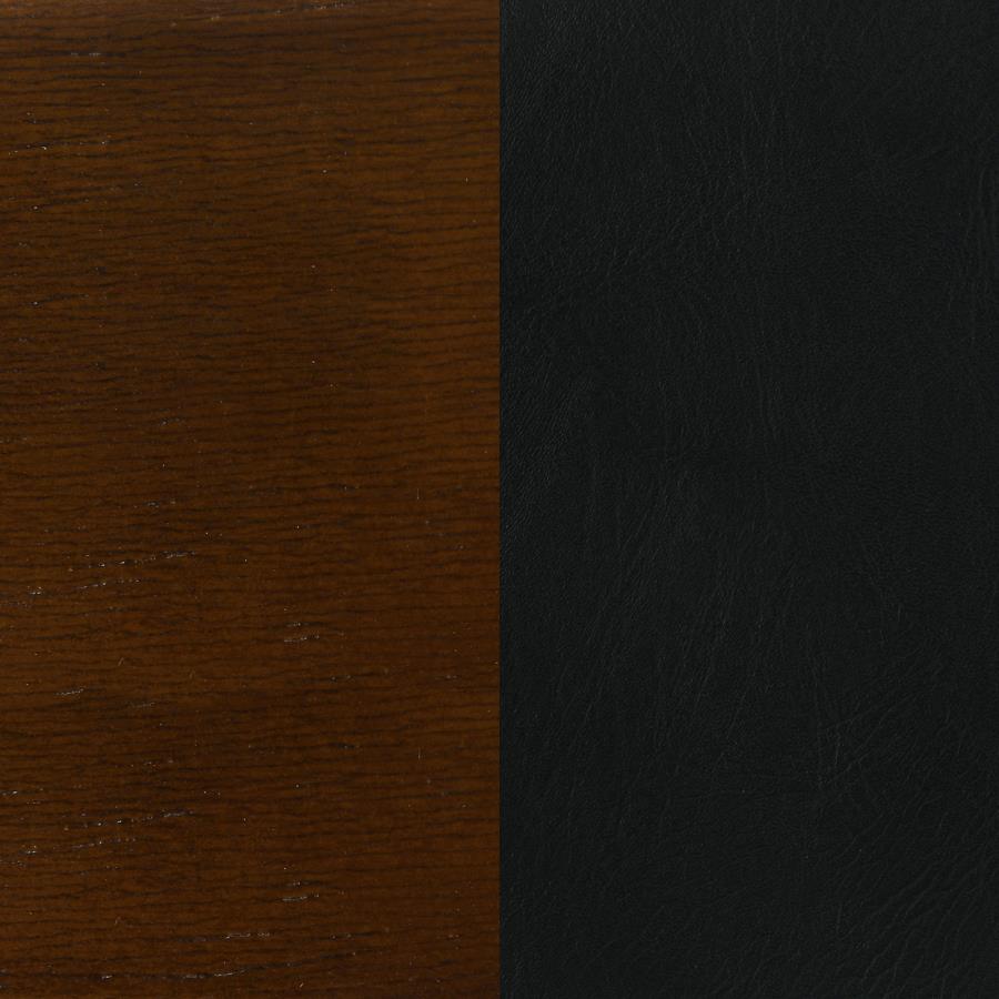Broxton Upholstered Swivel Counter Chair Chestnut (Set of 2)