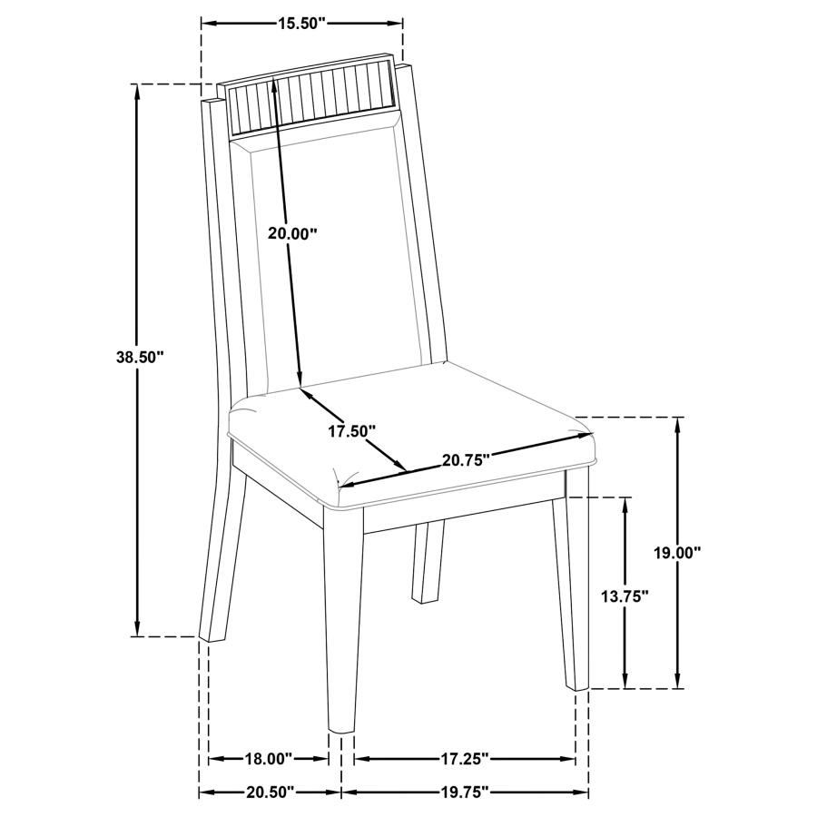 Modal Additional Images for Brookmead 7-piece Extension Leaf Dining Table Set Black