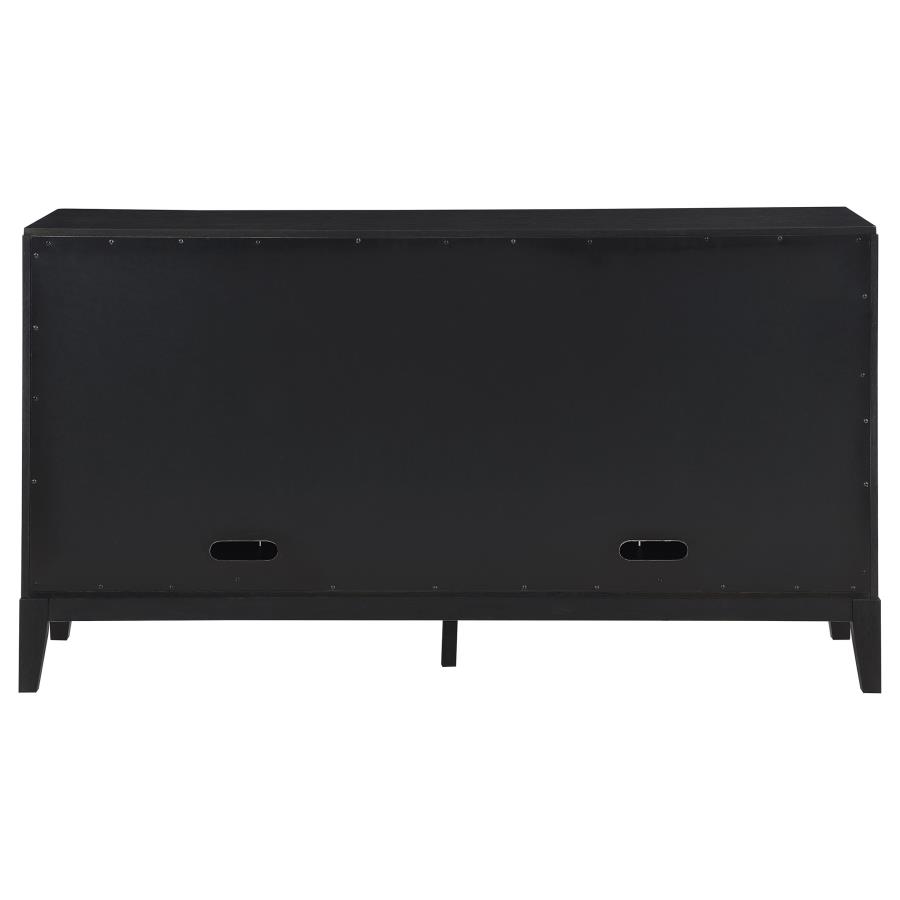 Brookmead 4-door Sideboard Buffet Storage Cabinet Black