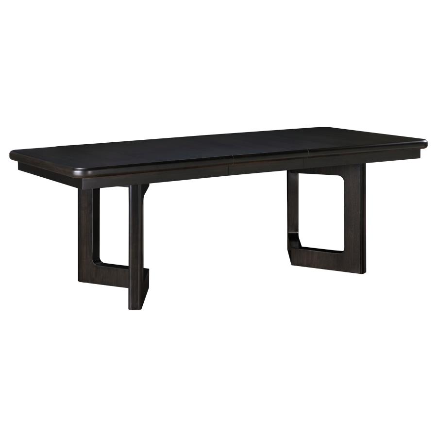 Hathaway 7-piece Rectangular Dining Table Set Acacia Brown 