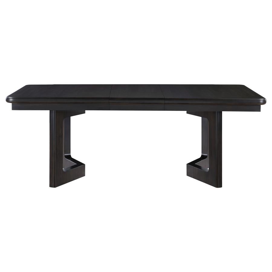 Hathaway 7-piece Rectangular Dining Table Set Acacia Brown 