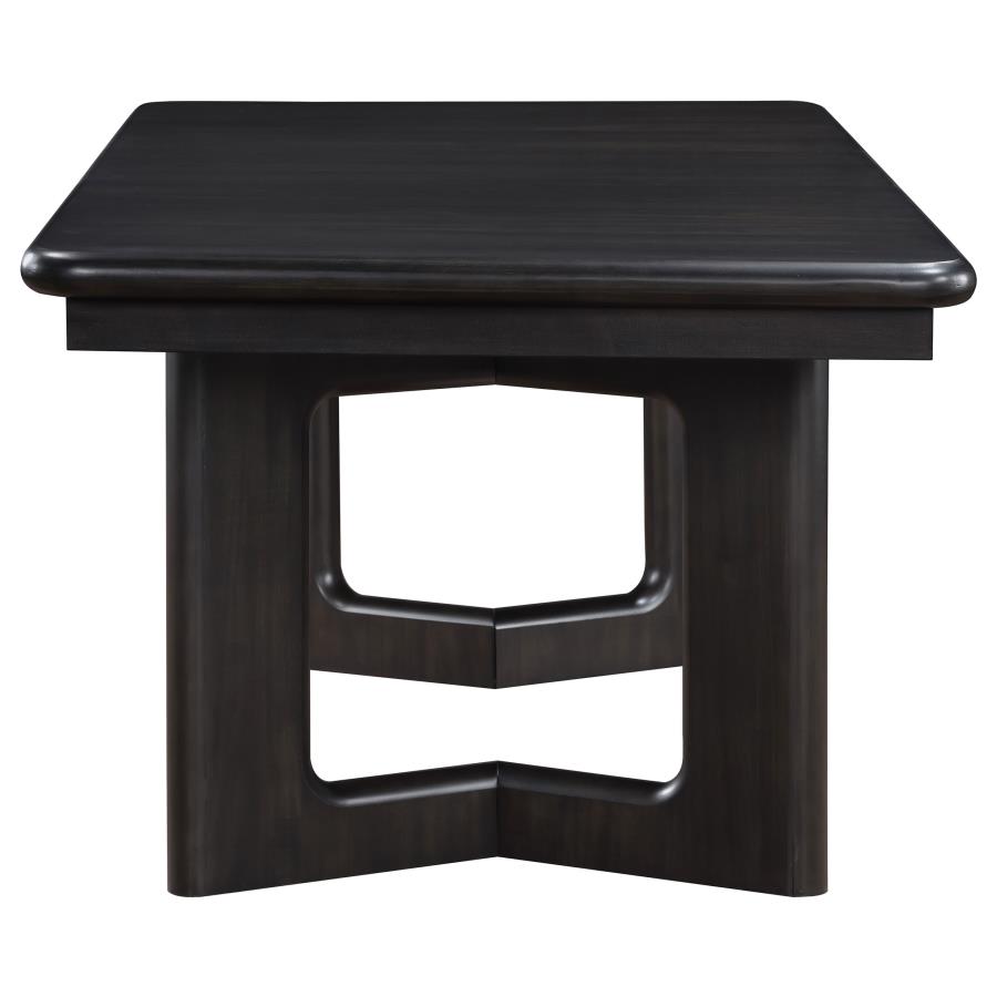 Hathaway 7-piece Rectangular Dining Table Set Acacia Brown 