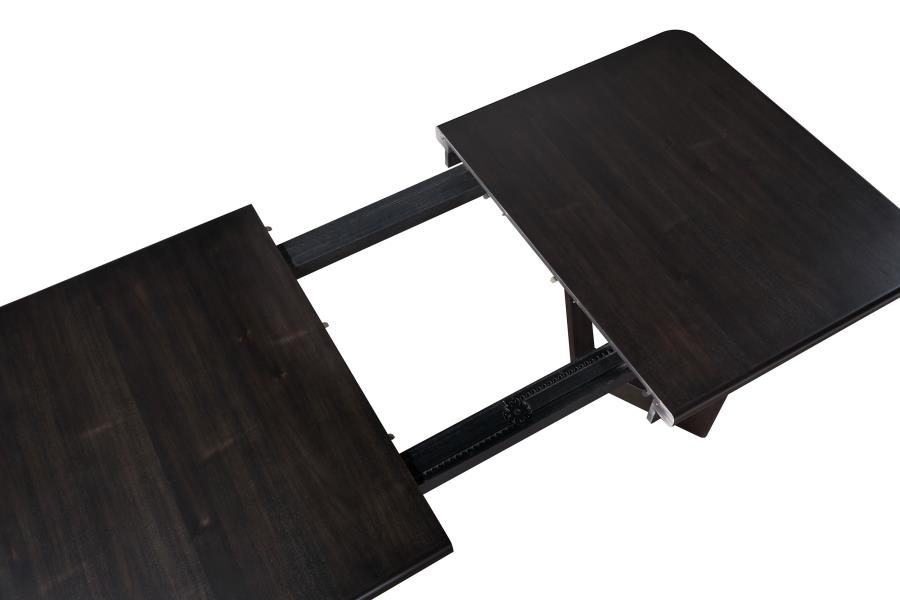 Hathaway 7-piece Rectangular Dining Table Set Acacia Brown 