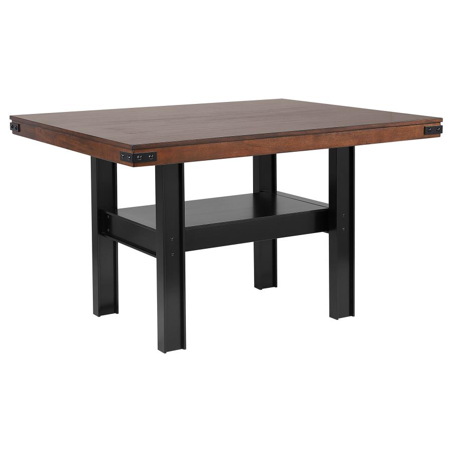 Patterson 7-piece Counter Height Dining Set Mango Oak 