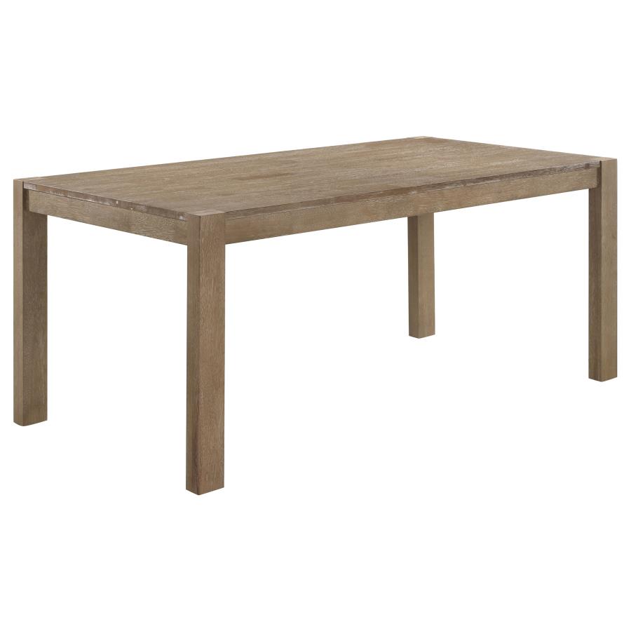 Scottsdale 6-piece Rectangular Dining Set Brown Washed 