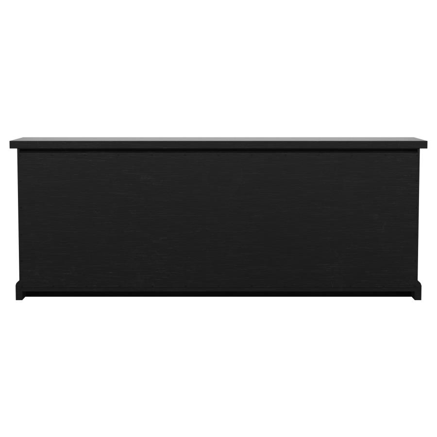 Florence 4-door Dining Sideboard Buffet Distressed Black