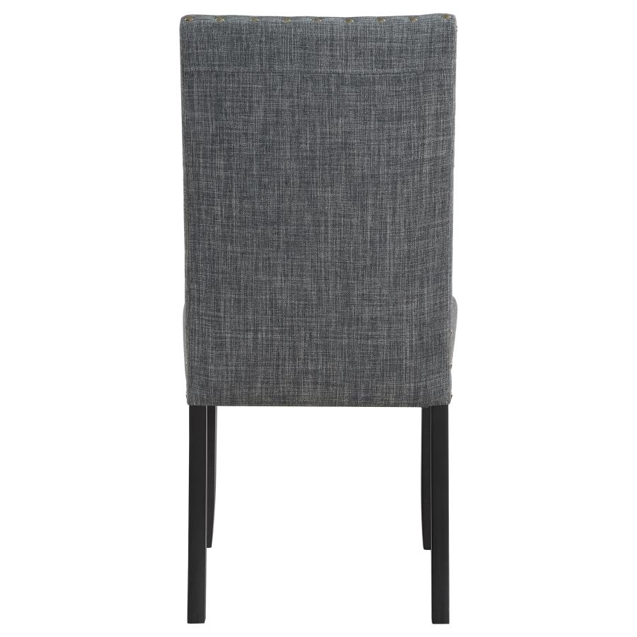 Barlow 6-piece Rectangular Dining Table Set Grey and Black