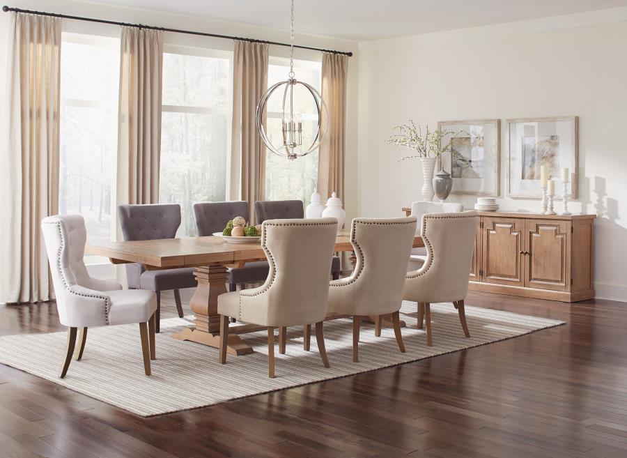 Modal Additional Images for Florence 4-door Dining Sideboard Buffet Cabinet Rustic Honey