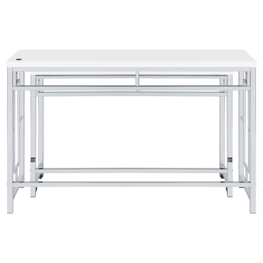 Jackson 4-piece Multipurpose Counter Height Table Set White