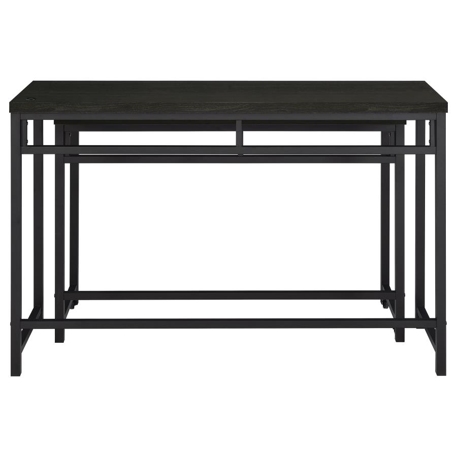 Hawes 4-piece Multipurpose Counter Height Table Set Black