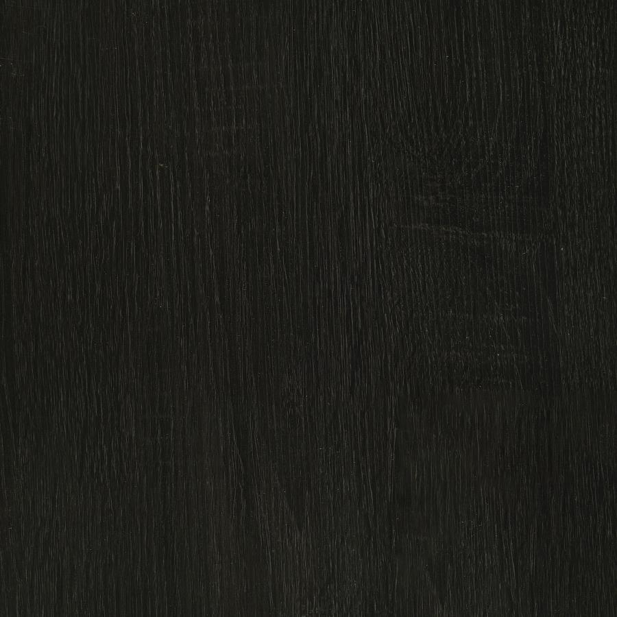 Risley 2-door Circular LED Home Bar Cabinet Dark Charcoal