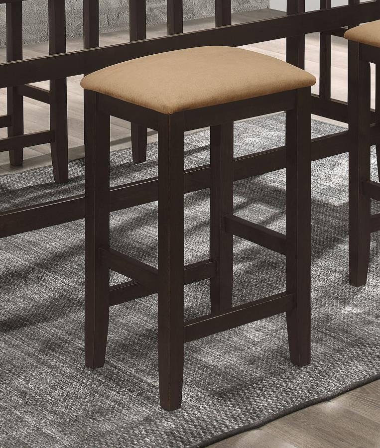 Gabriel Backless Counter Stool Cappuccino (Set of 4)