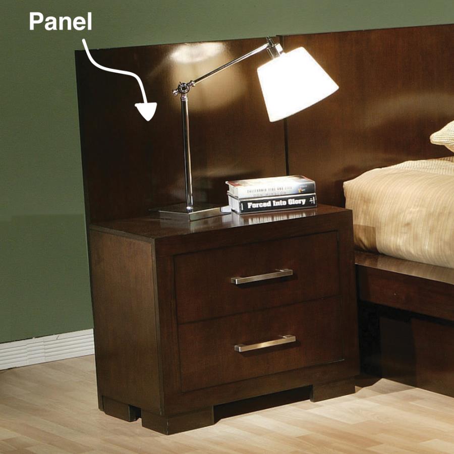 Modal Additional Images for Jessica Wood Bed Panels Cappuccino