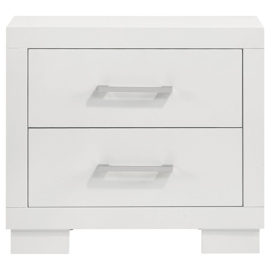 Jessica 5-piece Queen LED Bedroom Set Cream White