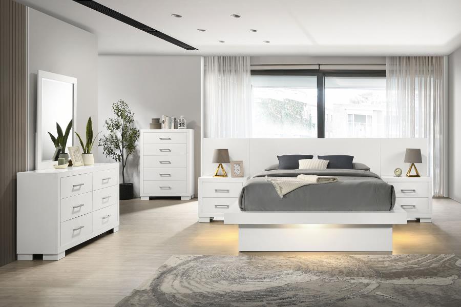 Modal Additional Images for Jessica Wood Bed Panels Cream White