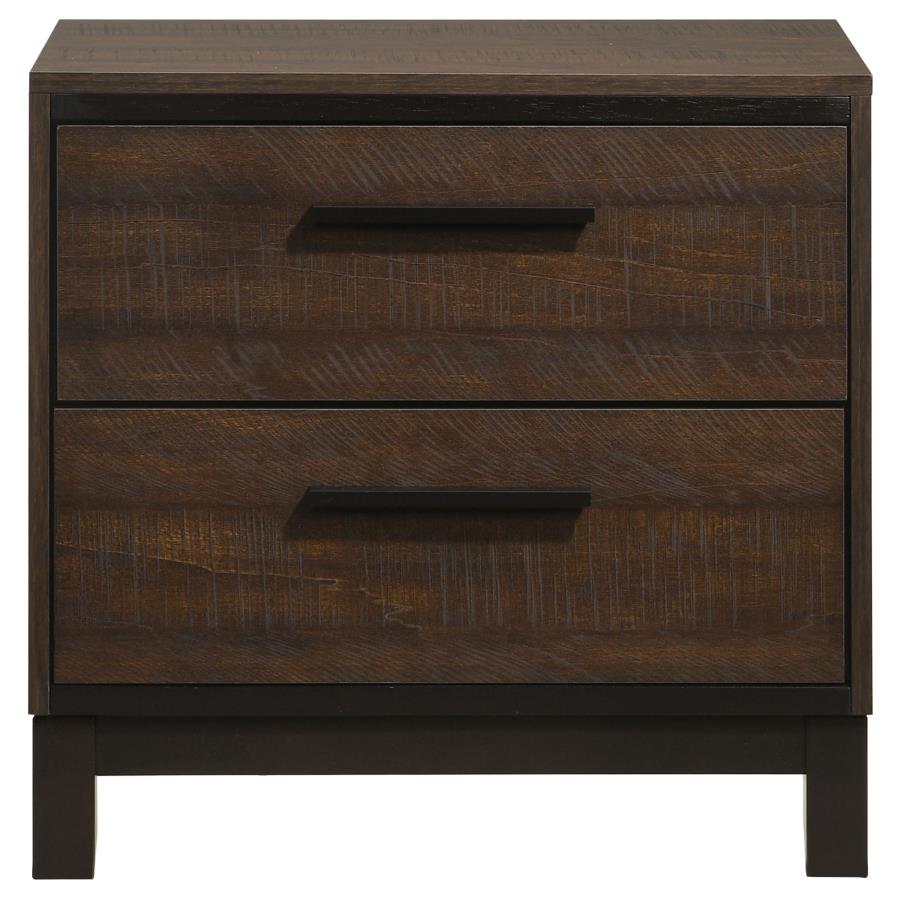 Edmonton 4-piece California King Bedroom Set Rustic Tobacco