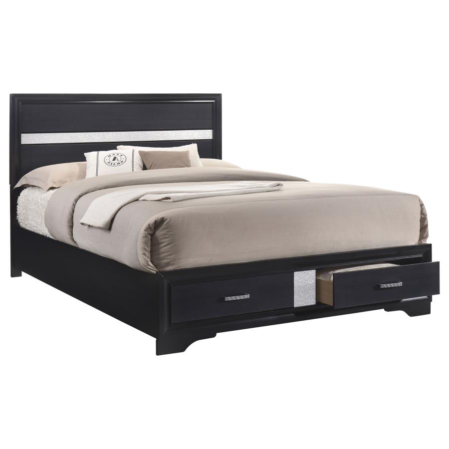 Miranda 5-piece Queen Bedroom Set Black