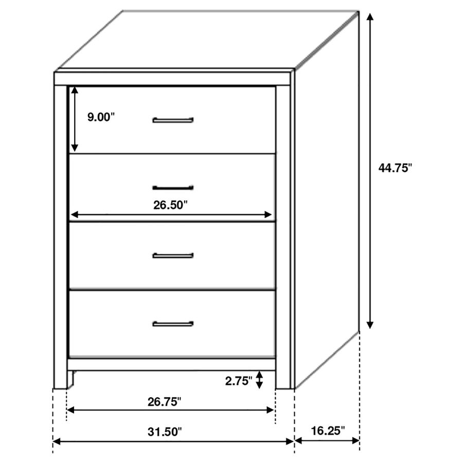 Modal Additional Images for Brantford 5-piece Eastern King Bedroom Set Barrel Oak