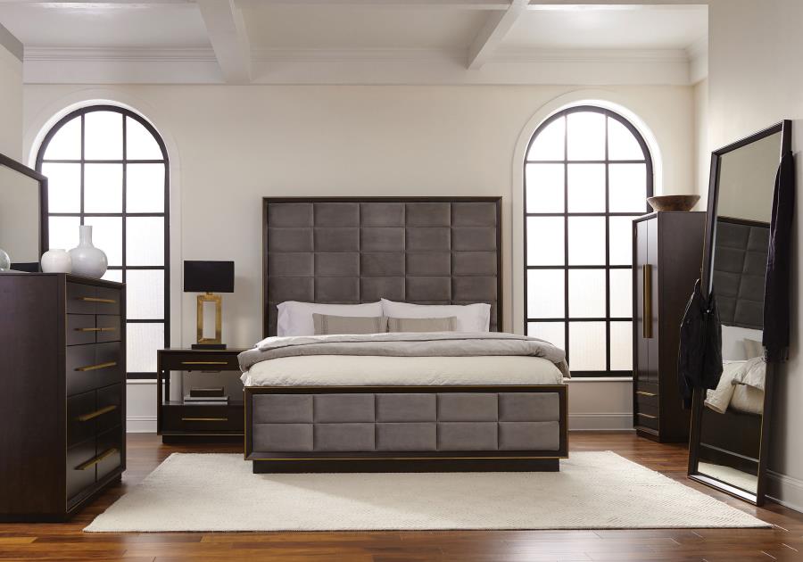 Modal Additional Images for Durango 80-inch Standing Floor Mirror Smoked Peppercorn