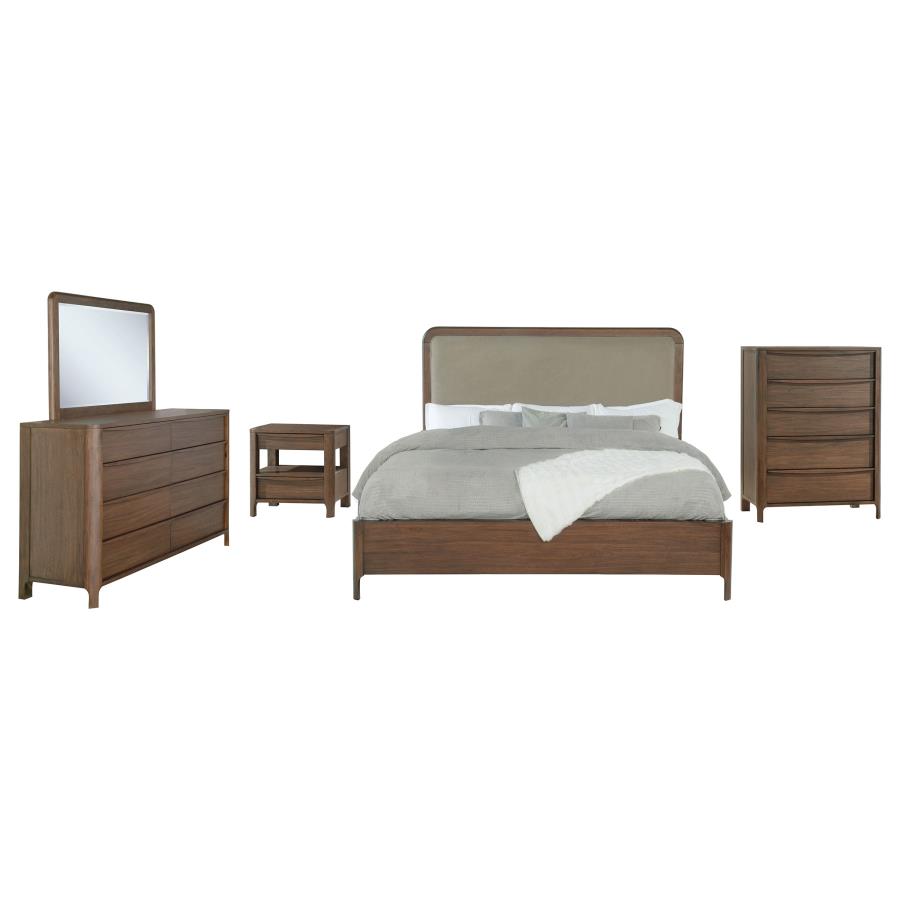 Modal Additional Images for Maderia 5-piece California King Bedroom Set Walnut