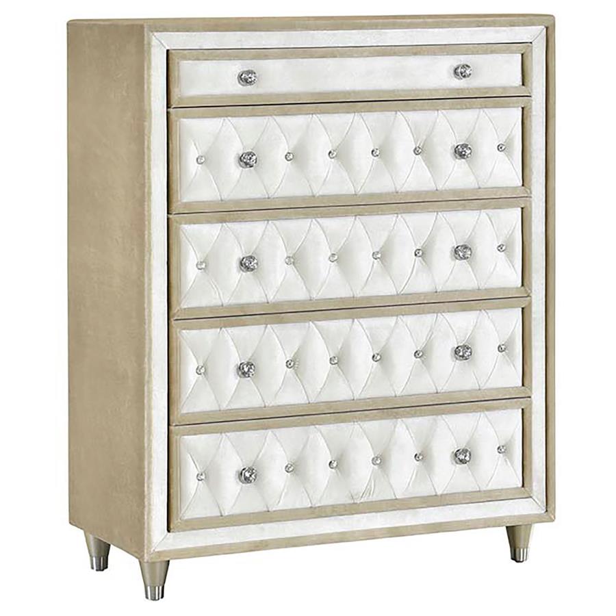 Antonella 5-piece California King Bedroom Set Ivory 
