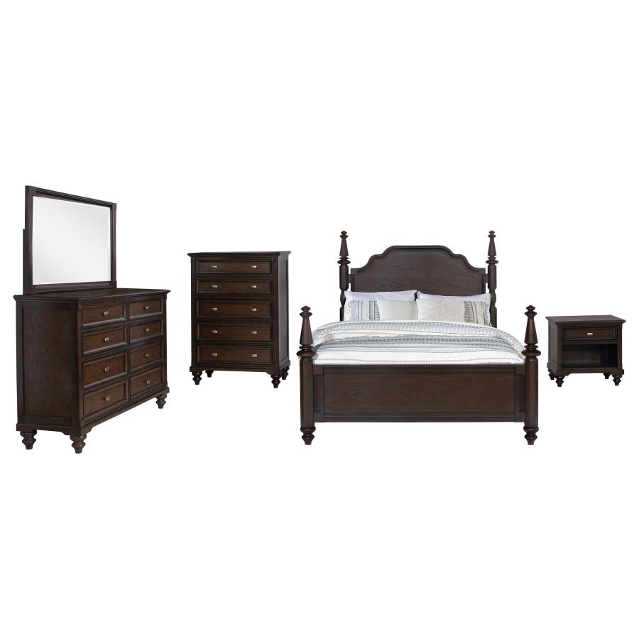 Modal Additional Images for Andover 5-piece California King Bedroom Set Dark Oak