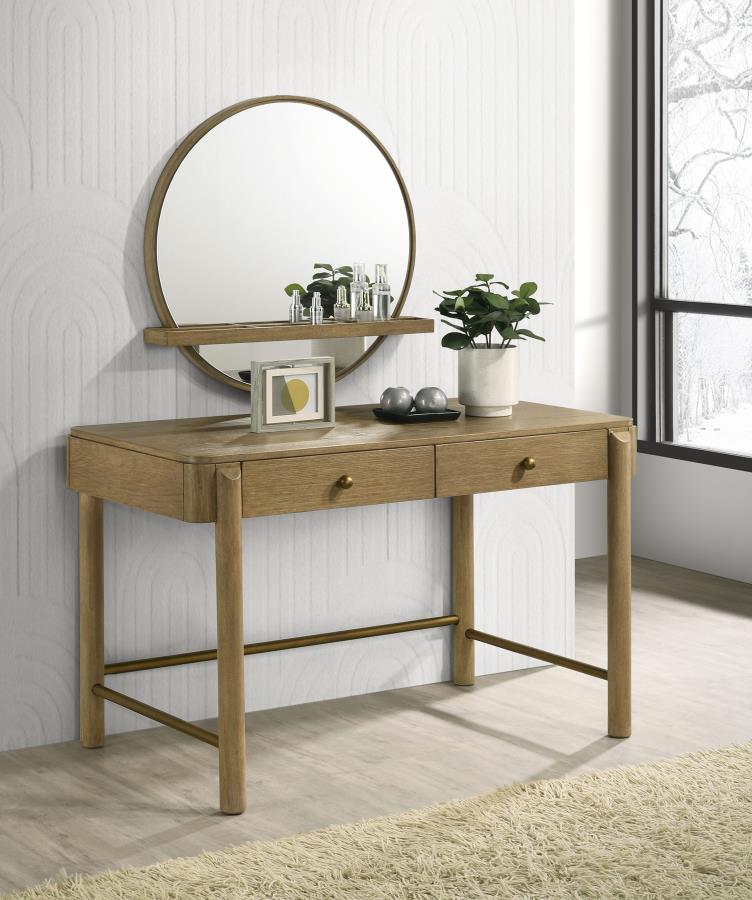 Modal Additional Images for Arini 2-drawer Vanity Desk Makeup Table Sand Wash